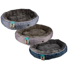 Pet Bed - Round, size 85cm, assorted designs